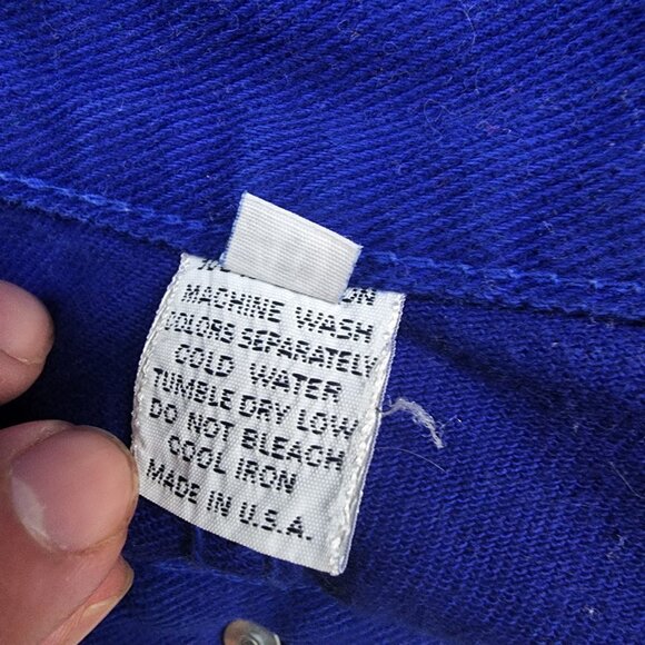 Authentic Code Zero Vintage Y2K VTG Blue Jeans Denim Made in USA Size 40x34 DARE - Picture 10 of 10